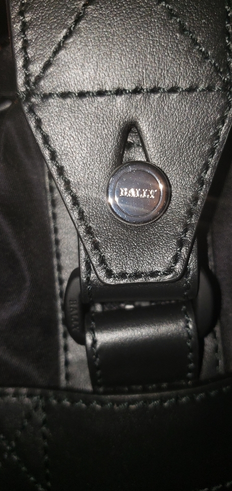 Bally Nylon Logo Duffle Bag